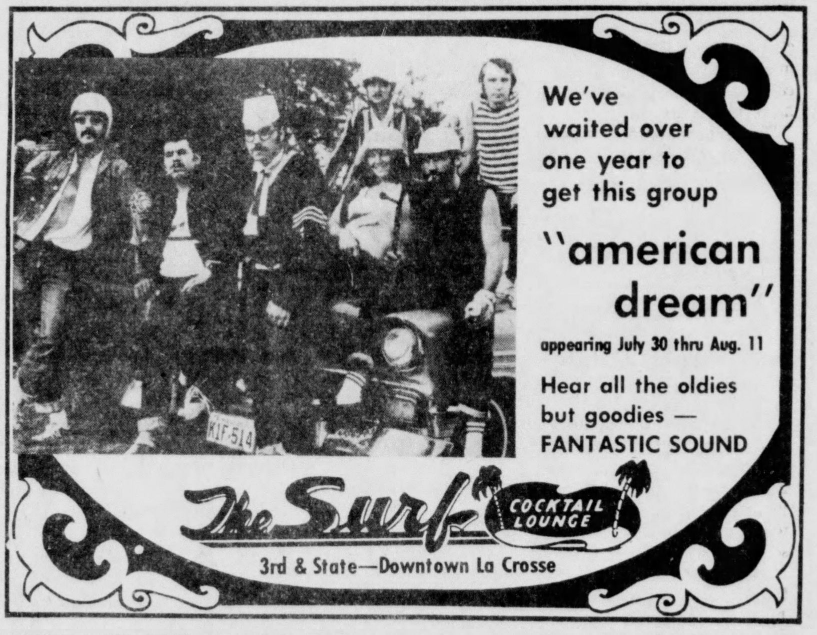 1974: The Surf Cocktail Lounge